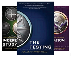 three books in The Testing series