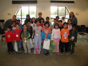 Working with our Bus to Books groups