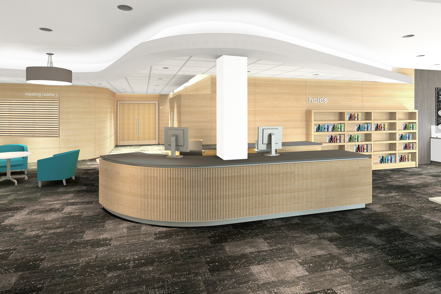 First floor remodel Library Photo