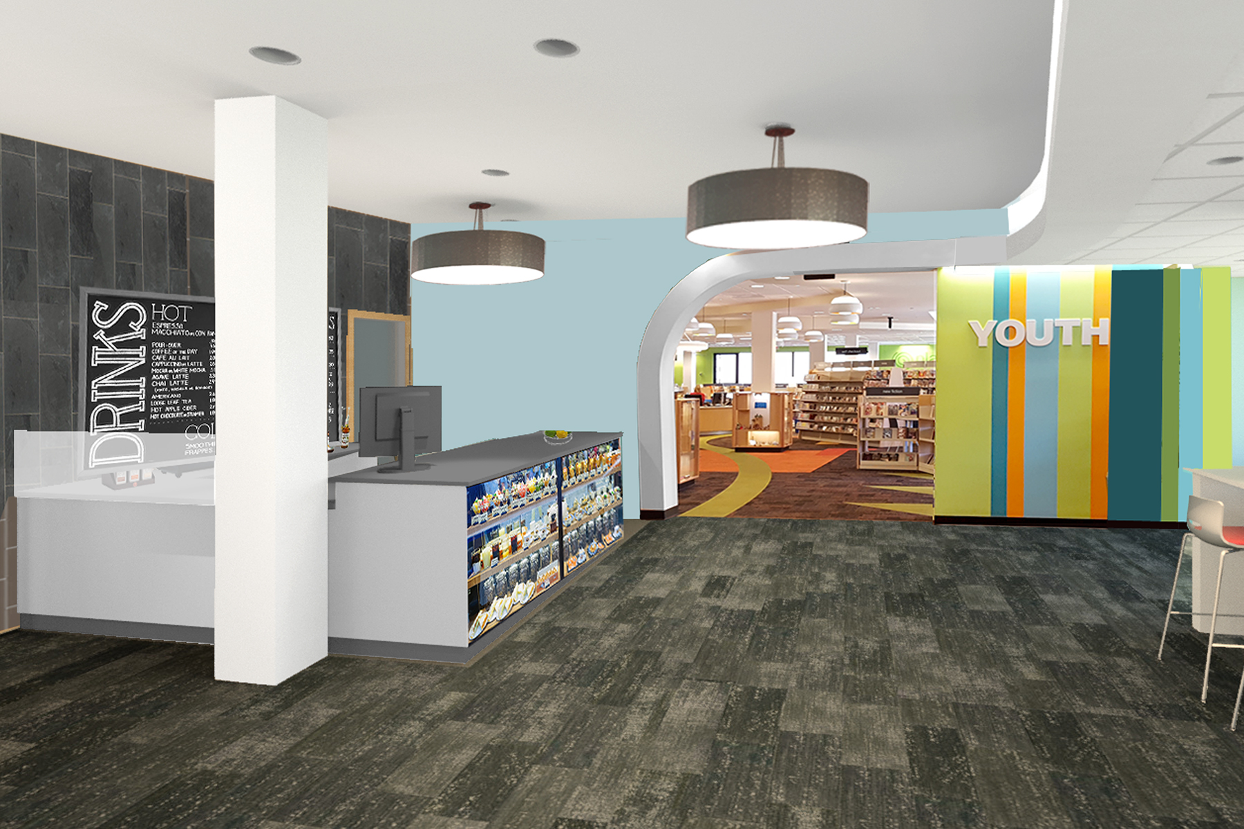 First floor remodel Library Photo