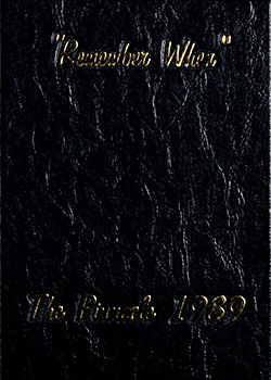 Glenbard West Yearbook Cover 1989