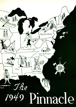 Glenbard West Yearbook Cover 1949