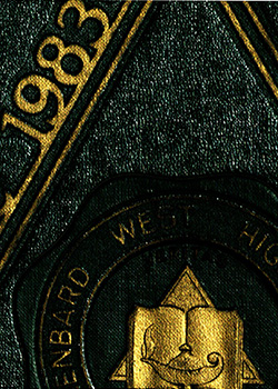 Glenbard West Yearbook Cover 1983